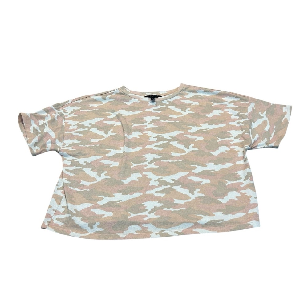 BANANA REPUBLIC luxespun Pink camo top